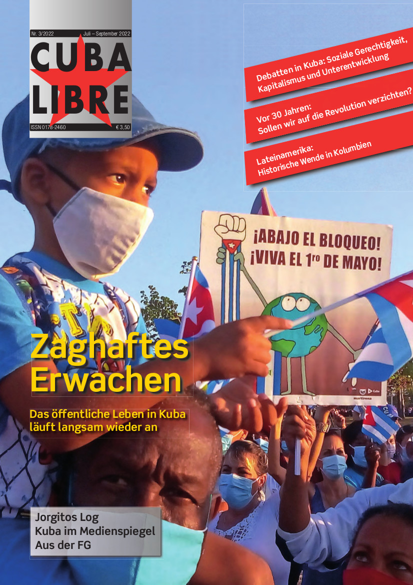 CUBA LIBRE 3-2022, Zeitschrift der Freundschaftsgesellschaft BRD-Kuba