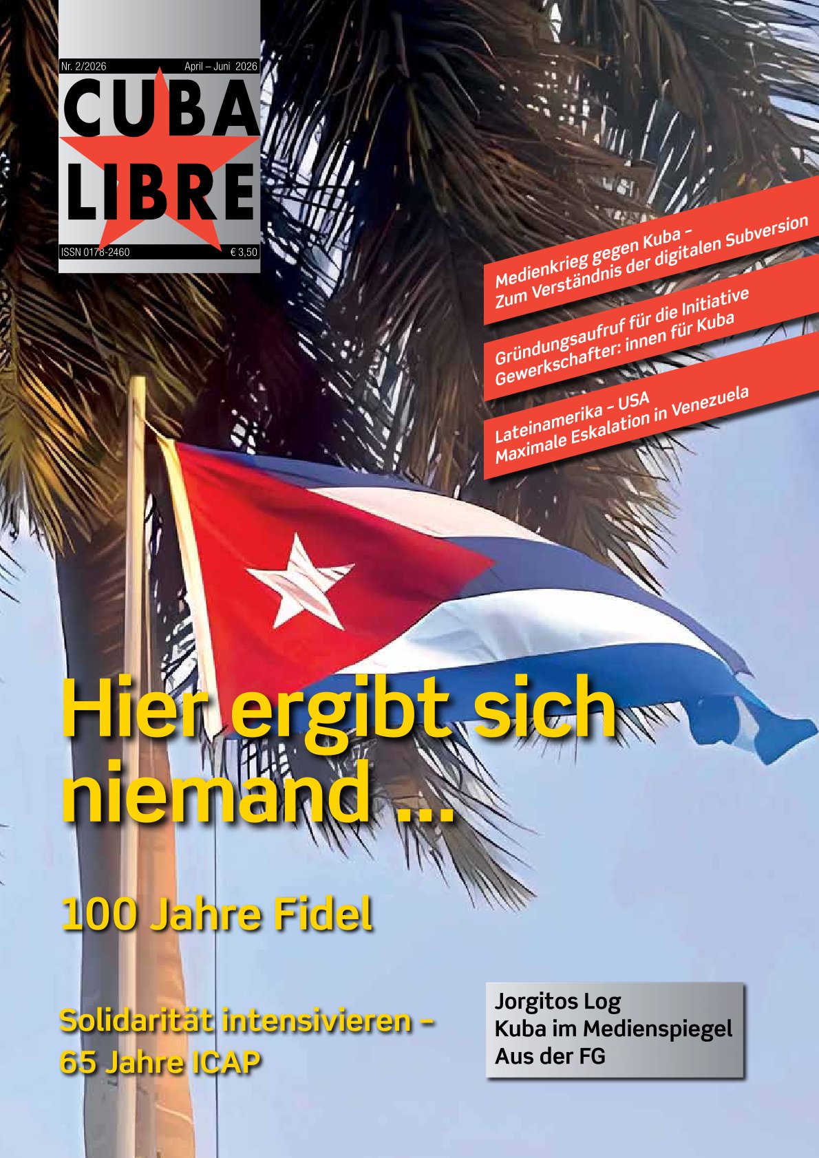 CUBA LIBRE 2026-2, Zeitschrift der Freundschaftsgesellschaft BRD-Kuba