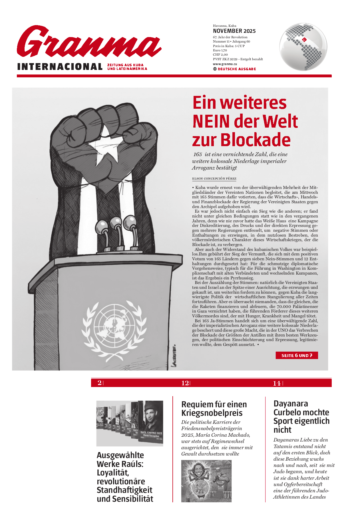 Granma Internacional November 2025