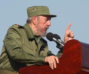 Fidel Castro zum 1. Mai 2004