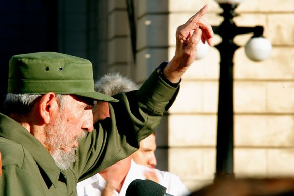 Fidel Castro, Universität Havanna 2010