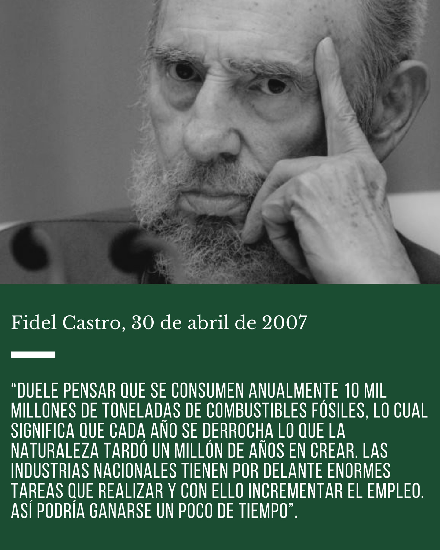 Fidel Castro: Energierevolution