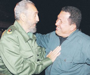 Fidel Castro, Hugo chavez