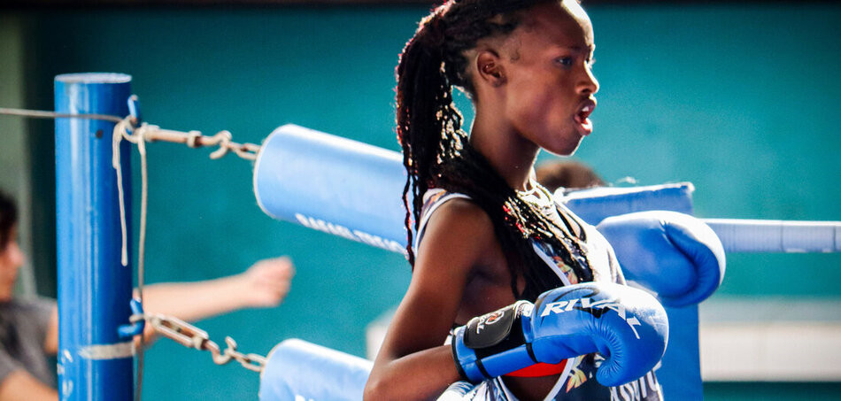 Frauentraining im Gimnasio de Boxeo