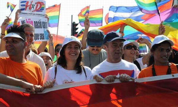 Mariela Castro Espin beim Marsch gegen Homophobie, Havanna, Mai 2014