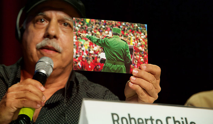 Roberto Chile auf der Rosa-Luxemburg-Konferenz