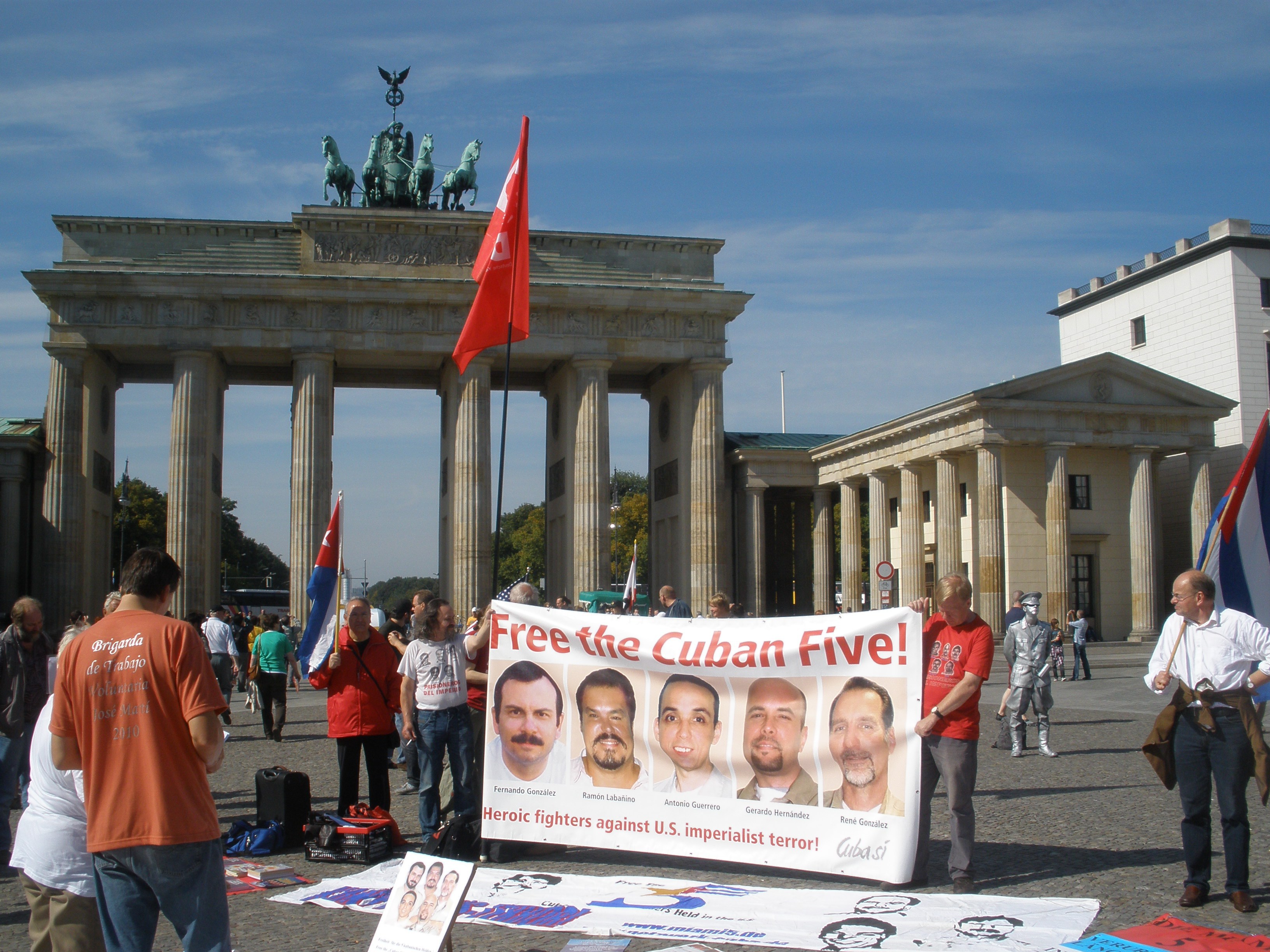 Kundgebung für die Befreiung der CUBAN FIVE, 12.09.2010