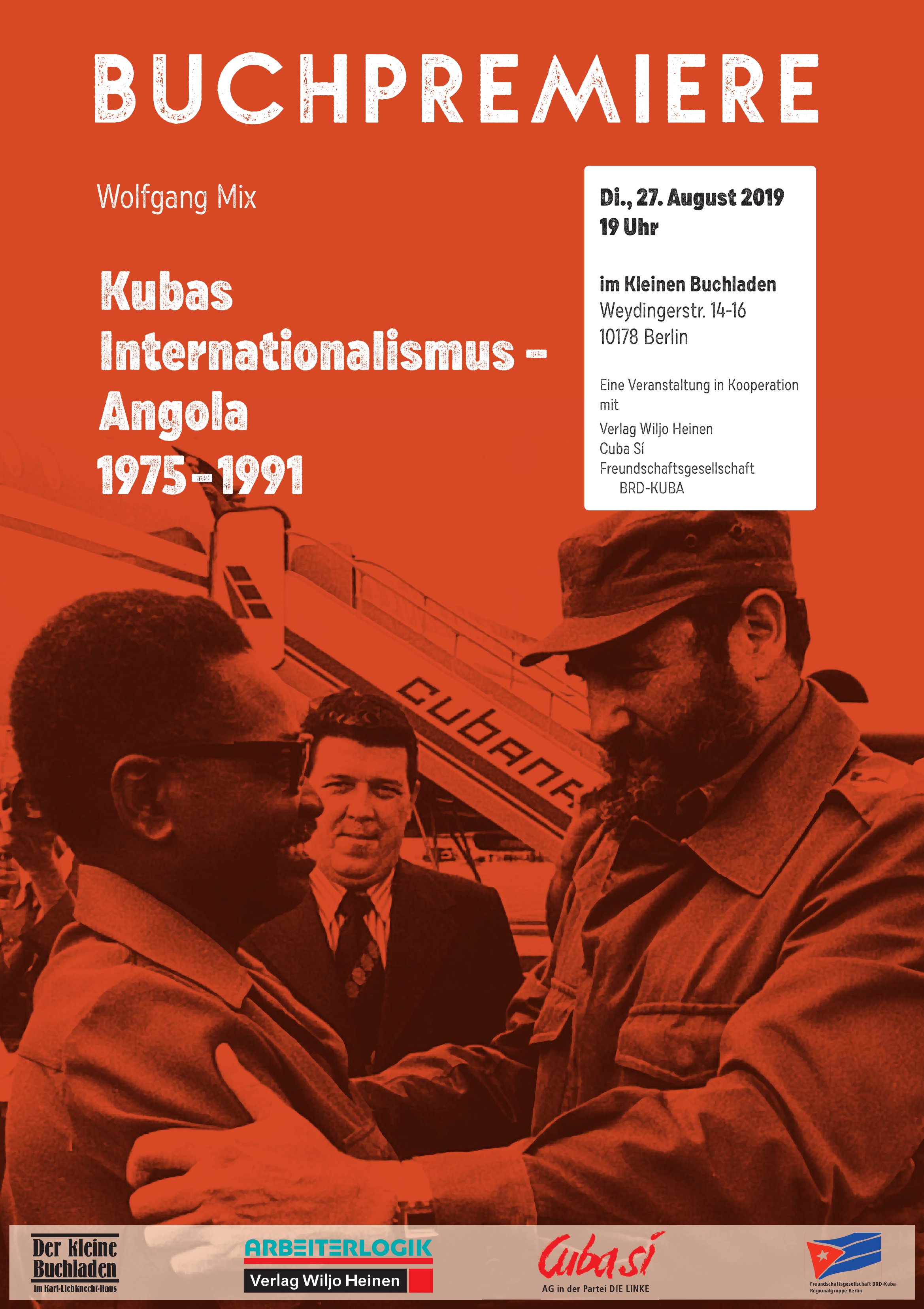 Buchpremiere:  Kubas Internationalismus