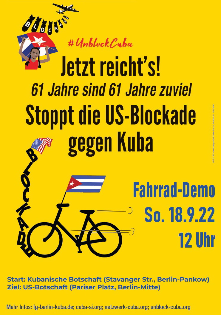 Fahrrad-Demo, Flyer