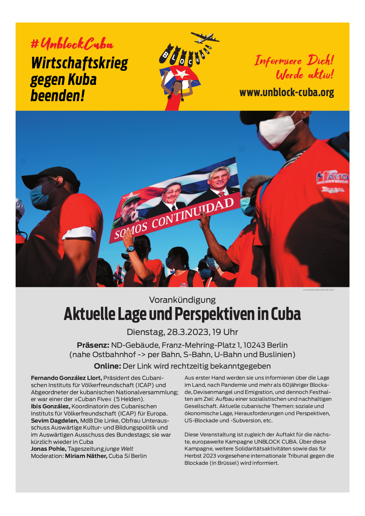 Aktuelle Lage und Perspektiven in Cuba
