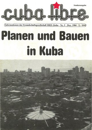 CUBA LIBRE, Zeitschrift der Freundschaftsgesellschaft BRD-Kuba