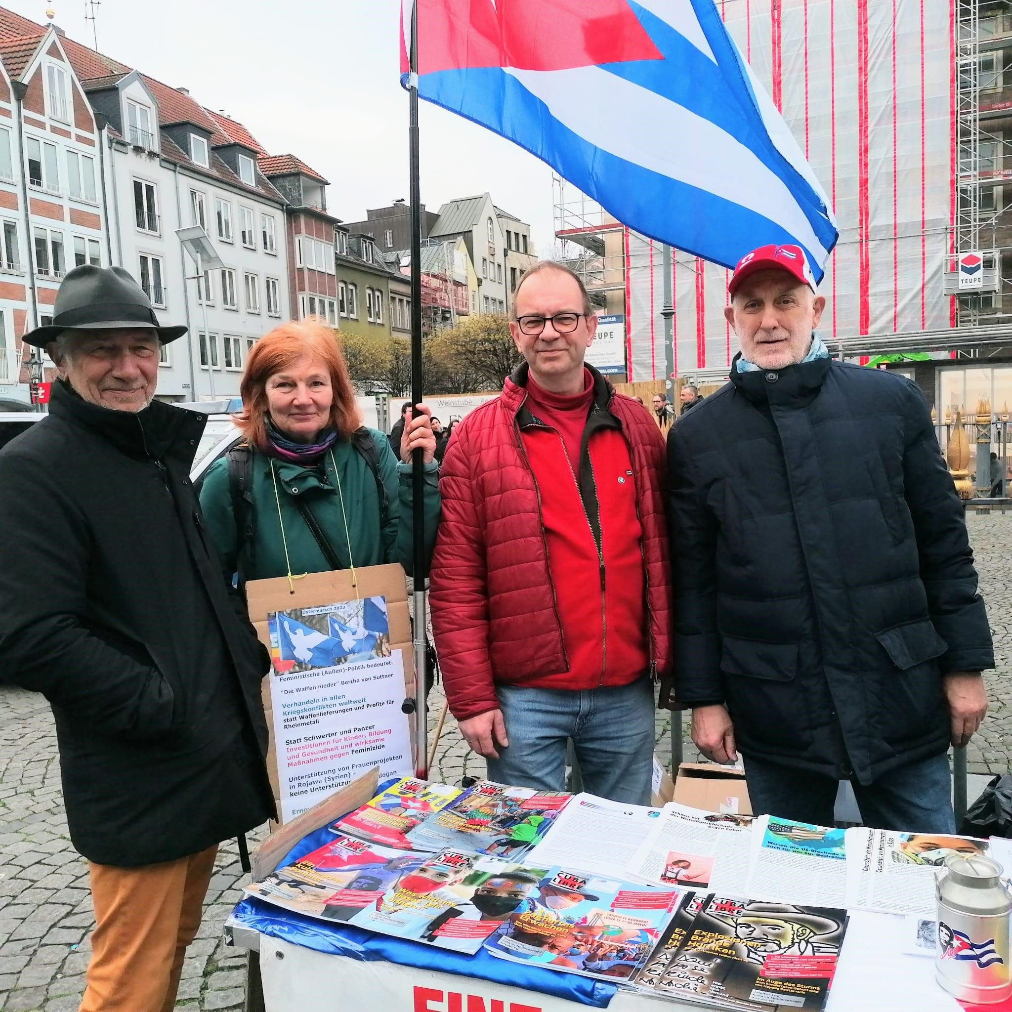 Kuba beim Ostermarsch Rhein/Ruhr