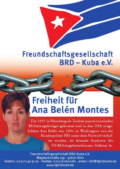 Freiheit für Ana Belén Montes