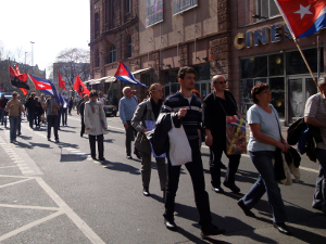 Aktionstag Freiheit für die fünf Kubaner, 17. März 2012 in Frankfurt