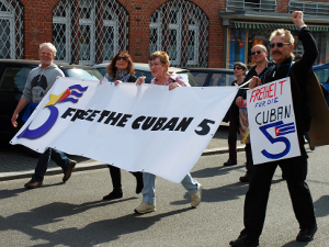 Demonstration Freiheit für die fünf Kubaner, 17. März 2012 in Frankfurt