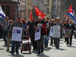Demonstration "Freiheit für die fünf Kubaner", 17. März 2012 in Frankfurt