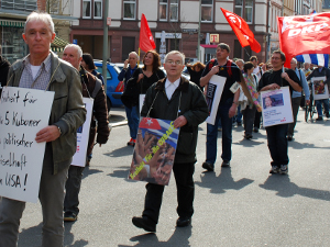 Demonstration Freiheit für die fünf Kubaner, 17. März 2012 in Frankfurt