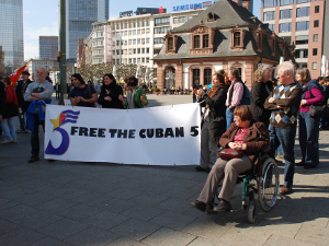 Kundgebung "Freiheit für die fünf Kubaner", 17. März 2012 in Frankfurt