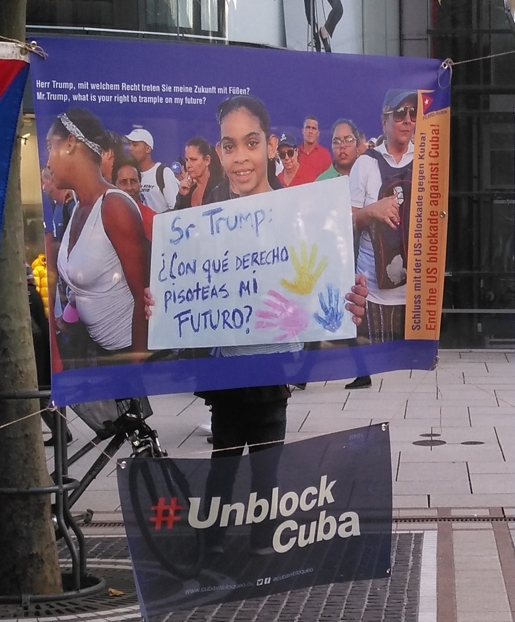 Kundgebung / Mahnwache: Unblock Cuba, Frankfurt