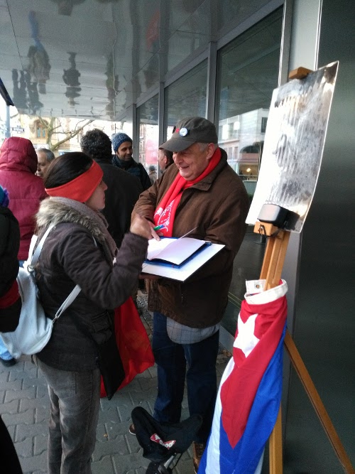 Gedenkfeier für Fidel Castro in Frankfurt