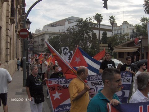 Internationaler Aktionstag Cuban 5 - Valencia