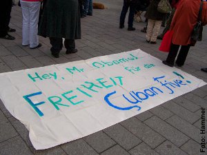 Aktionstag Freiheit für die fünf Kubaner, 17. März 2012 in Düsseldorf
