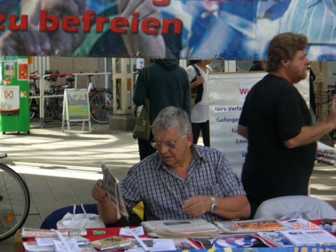 Mahnwache Cuban Five in Düsseldorf