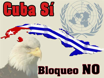 Cuba Sí, Bloqueo NO