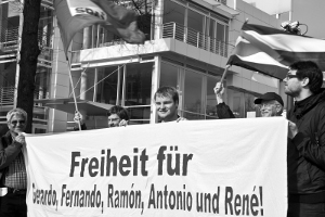 Aktionstag Freiheit für die fünf Kubaner, 17. März 2012 in Hamburg