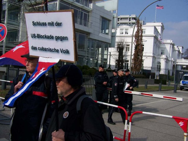 Aktionstag Freiheit für die fünf Kubaner, 17. März 2012 in Hamburg