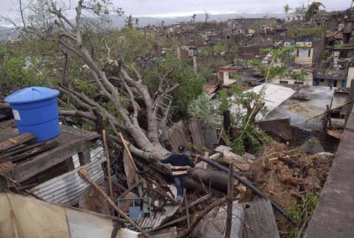 Hurrikan Sandy über Cuba