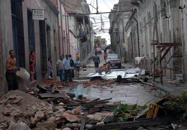 Hurrikan Sandy über Cuba