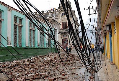 Hurrikan Sandy über Cuba