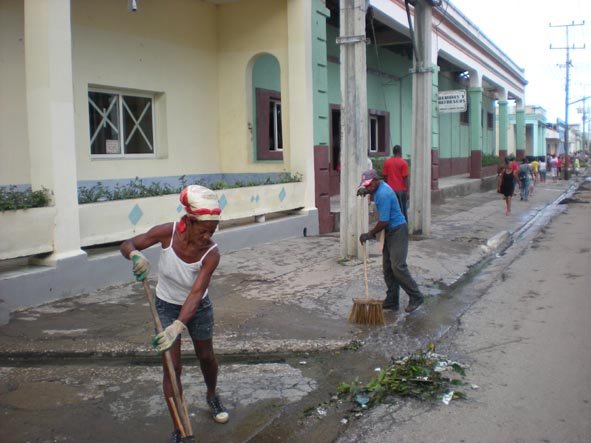 Hurrikan Sandy über Cuba