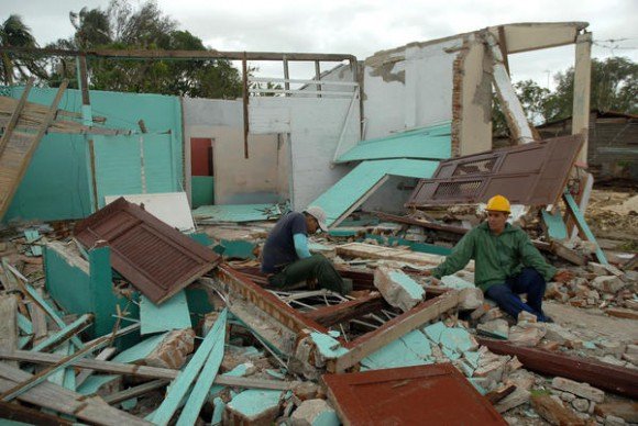 Hurrikan Sandy über Cuba