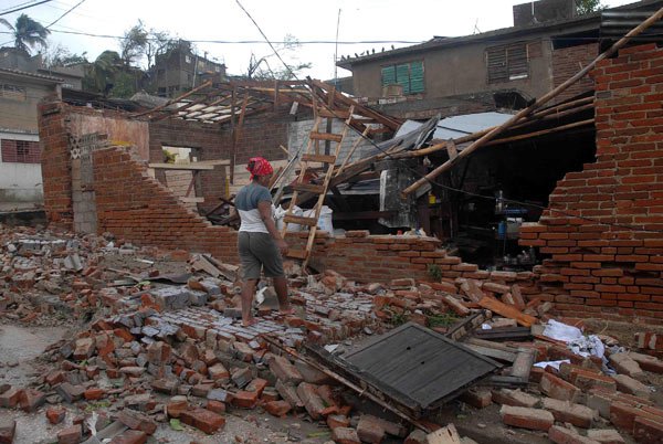 Hurrikan Sandy über Cuba