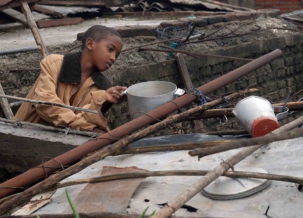 Hurrikan Sandy über Cuba