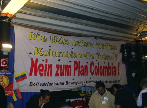 Nein zum Plan Colombia