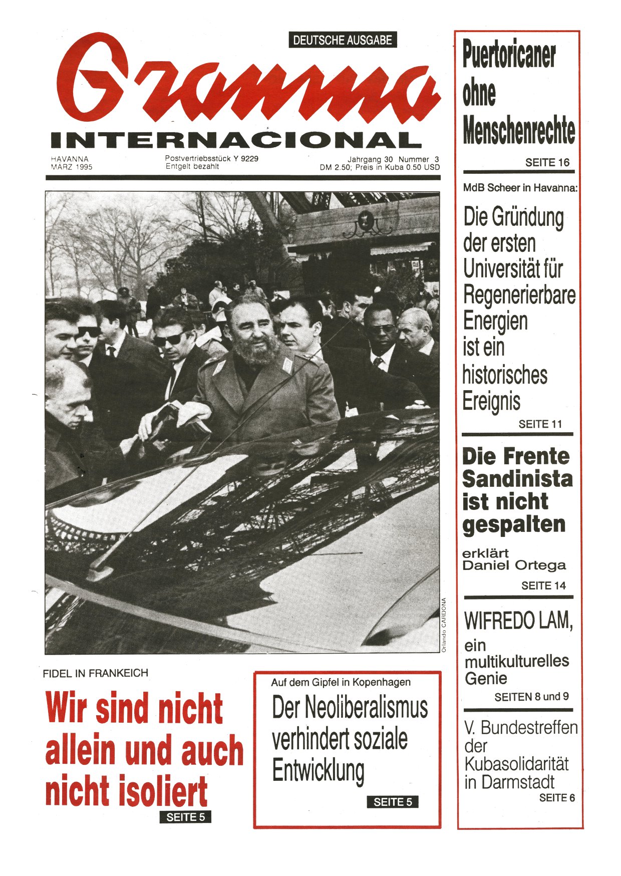 Granma Internacional März 1995