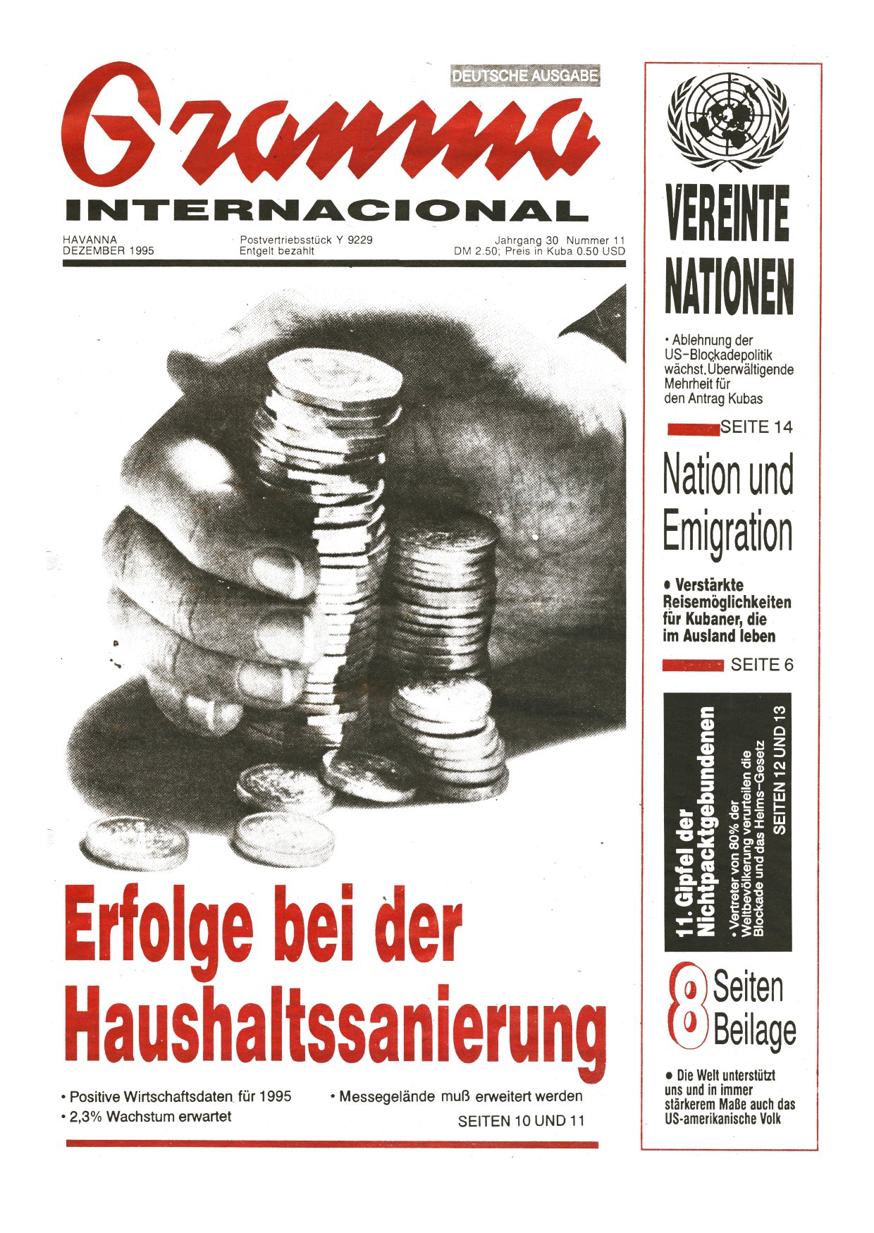 Granma Internacional Dezember 1995