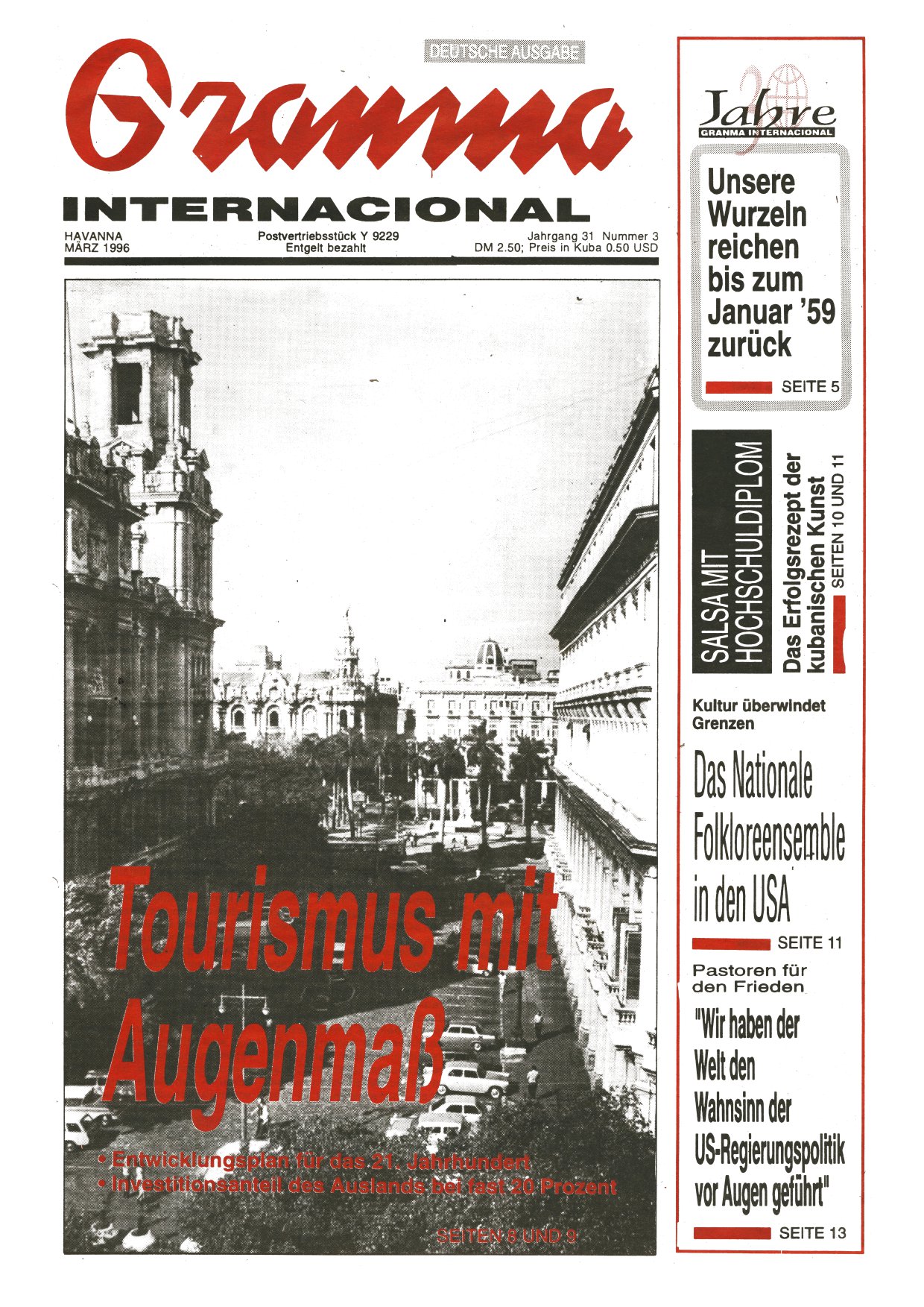 Granma Internacional März 1996