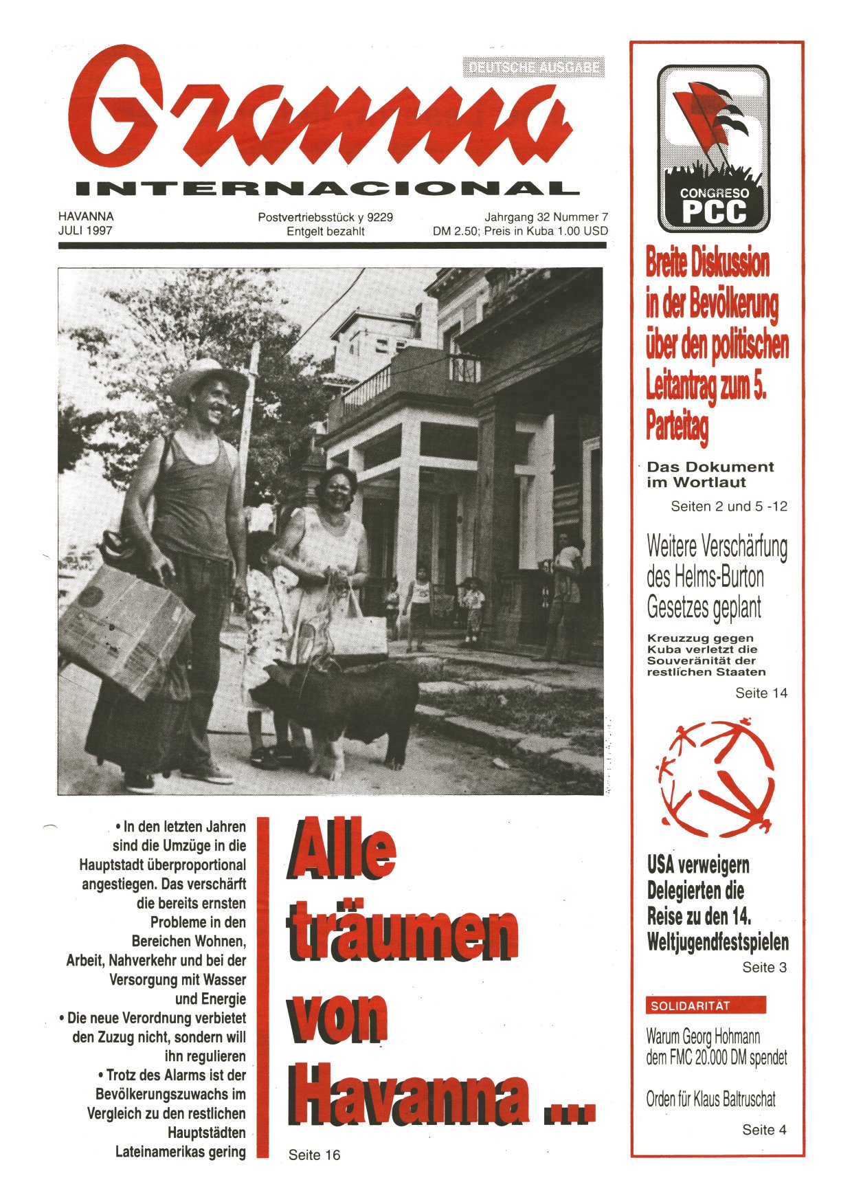 Granma Internacional Juli 1997