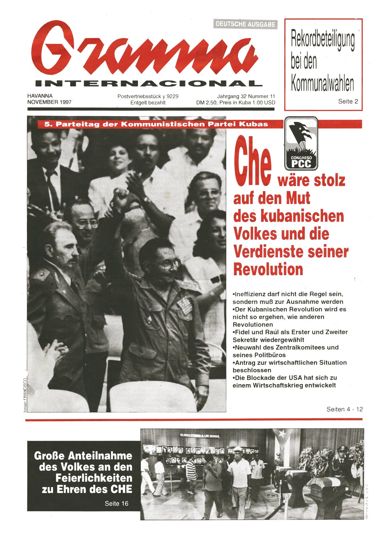 Granma Internacional November 1997
