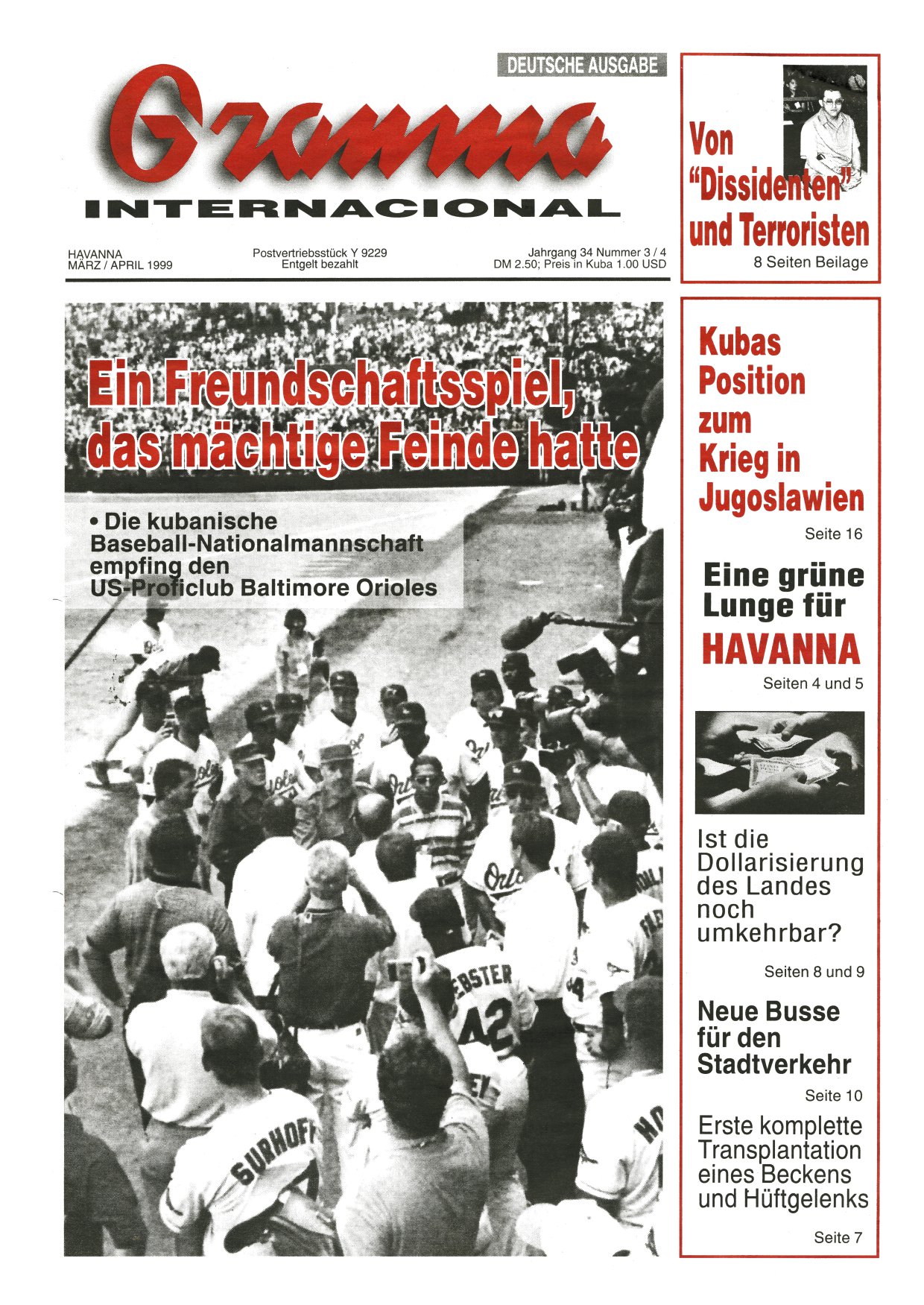 Granma Internacional März/April 1999