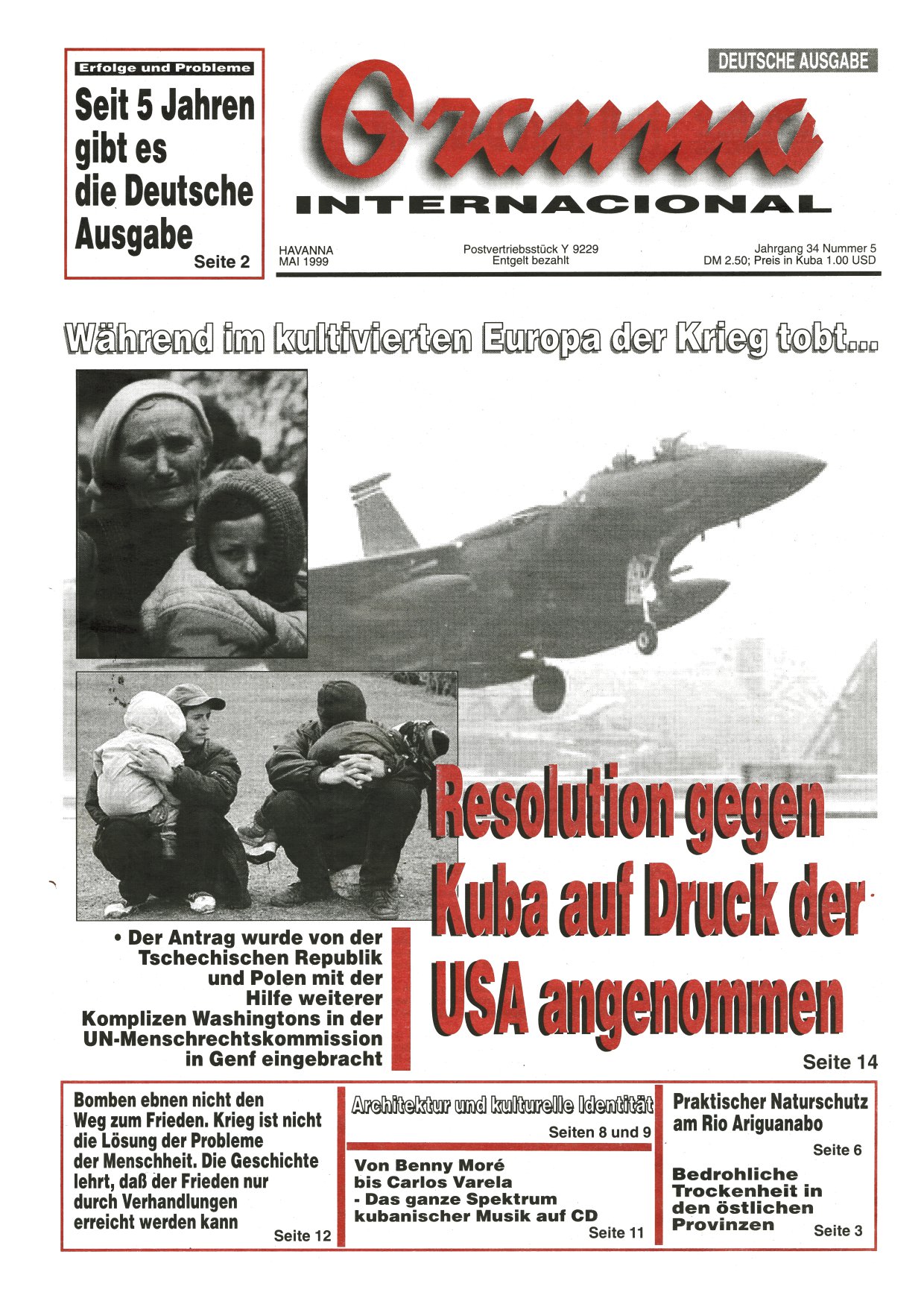 Granma Internacional Mai 1999