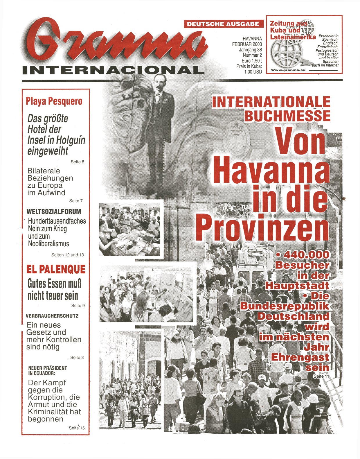 Granma Internacional Februar 2003