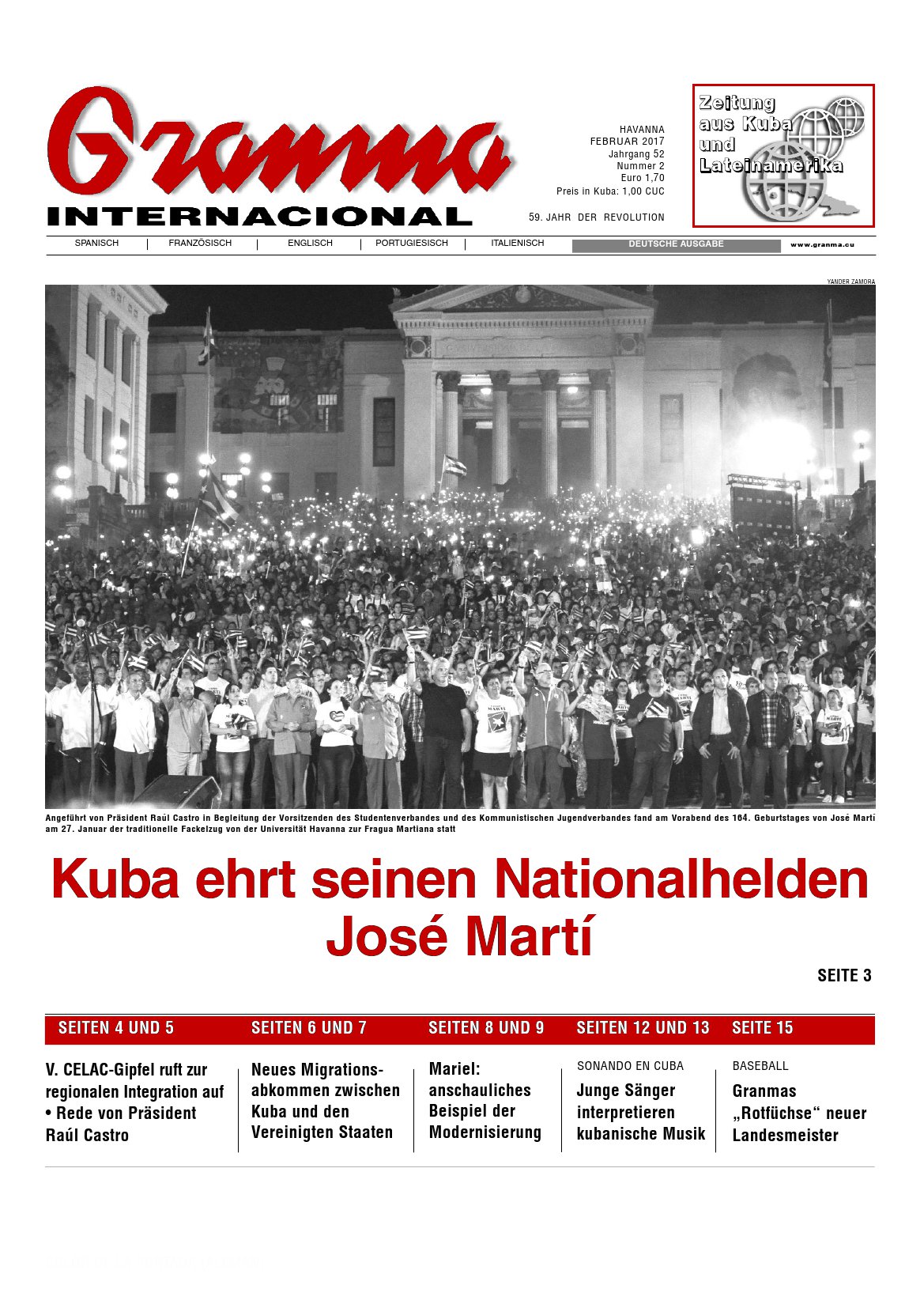 Granma Internacional Februar 2017