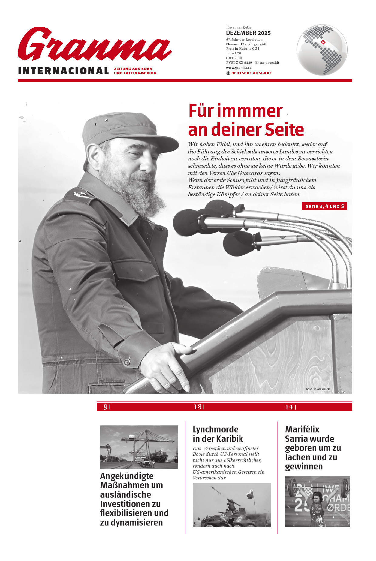 Granma Internacional Dezember 2025