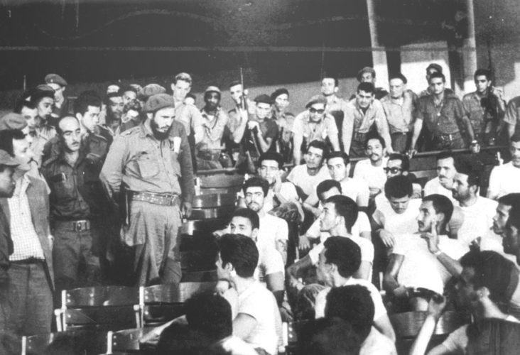 Fidel Castro - Diskussion mit S&ouml;ldnern