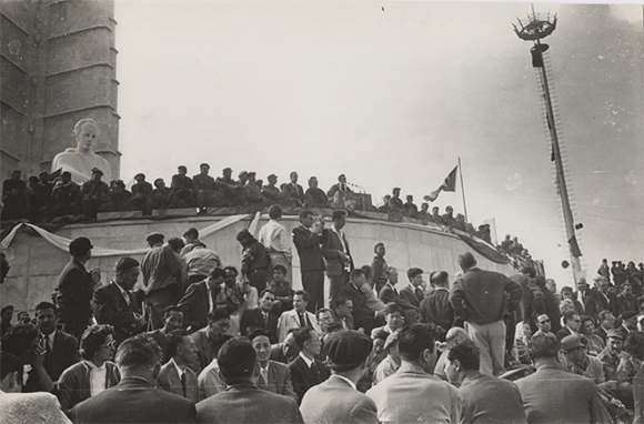 Kundgebung zum 3. Jahrestag der Revolution